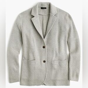 J.Crew size XS merino wool Women's Gray Blazer Jacket
